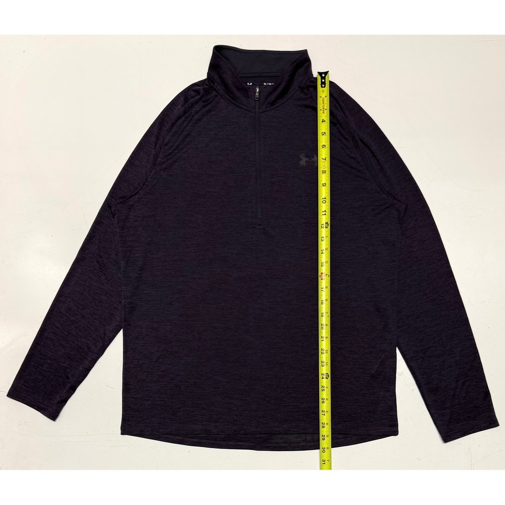 Under‎ Armour Mens HeatGear 1/4 Zip Pullover Purple Heather XL 1328495 NEW
